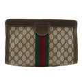 Gucci GG Plus Leather Clutch Bag