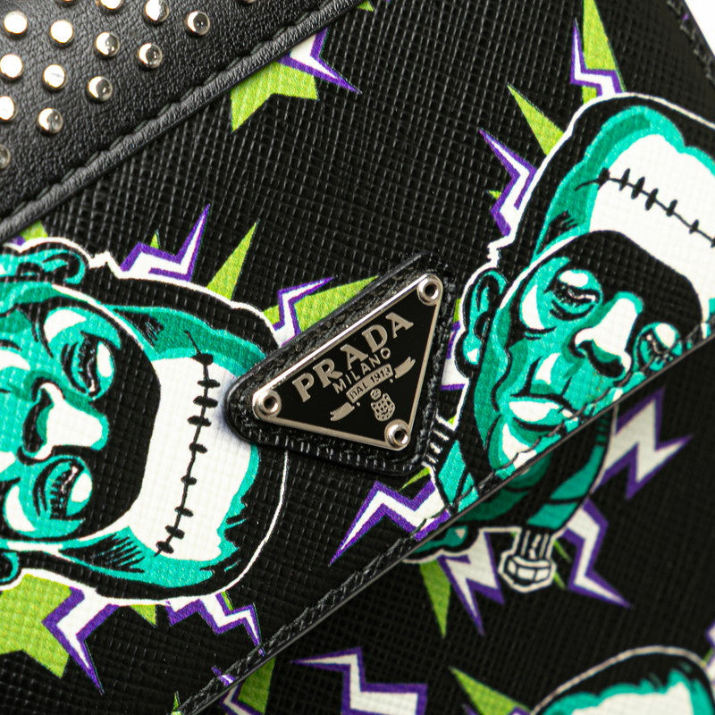 Prada Frankenstein Leather Shoulder Bag