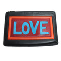 Fendi Vocabulary LOVE Leather Clutch Bag