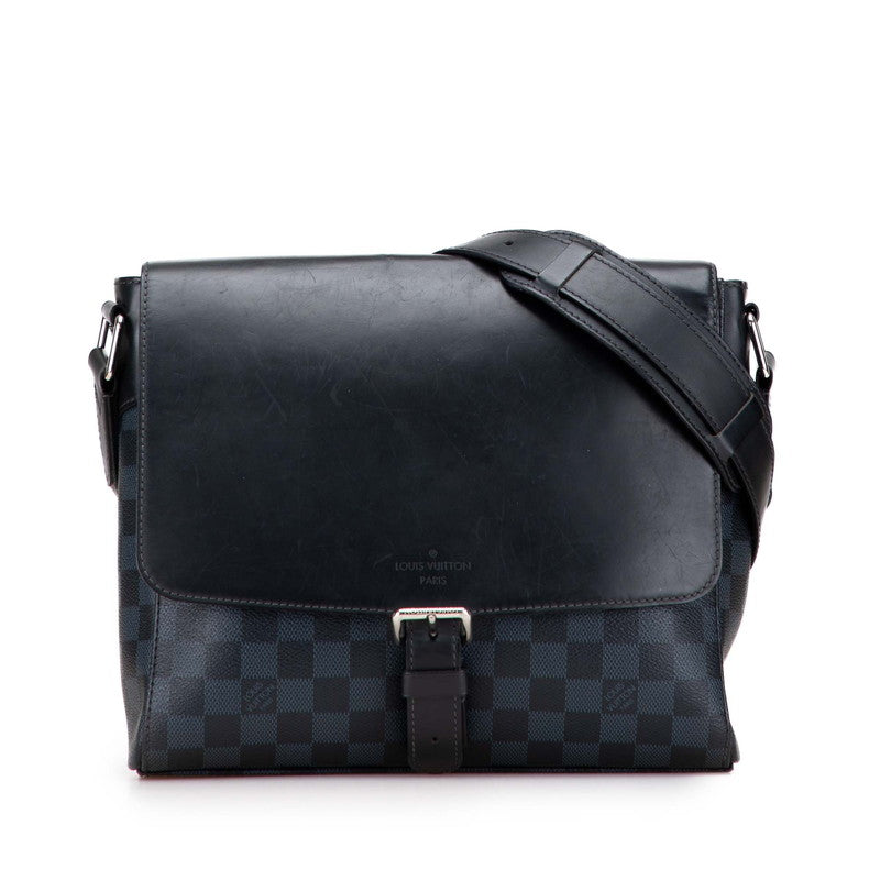 Louis Vuitton Newport Messenger PM Damier Cobalt Shoulder Bag