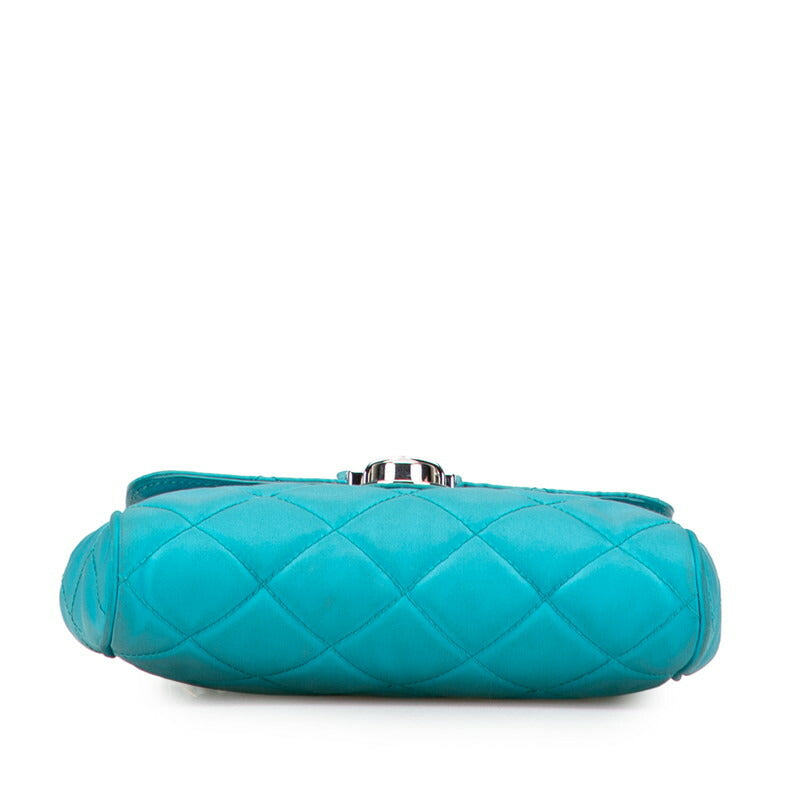 Prada Nylon Leather Chain Shoulder Bag