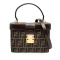 Fendi Zucca Canvas Leather 2way Shoulder Bag