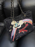 Chanel 2005–2006 Coco plane denim tote bag