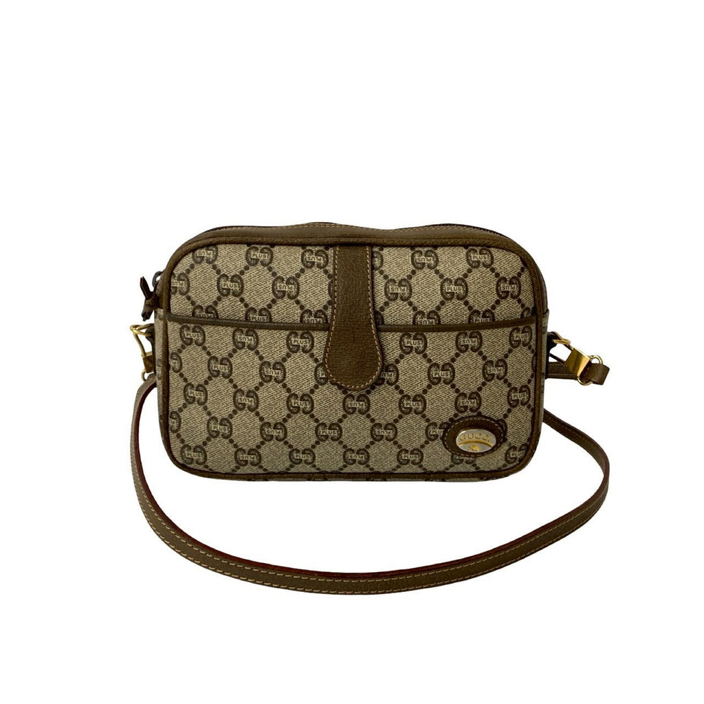 Gucci GG Logo Leather Shoulder Bag