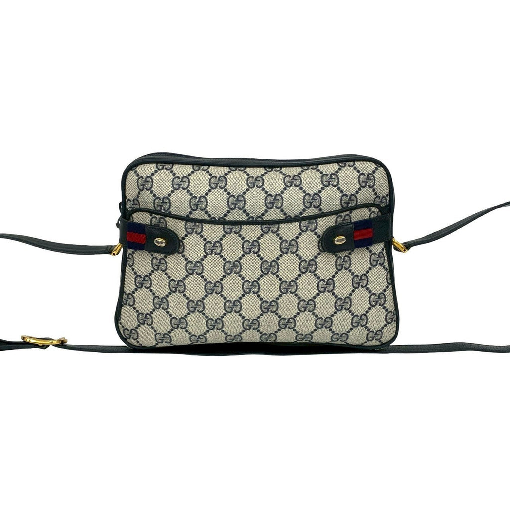 Gucci GG Logo PVC Leather Shoulder Bag