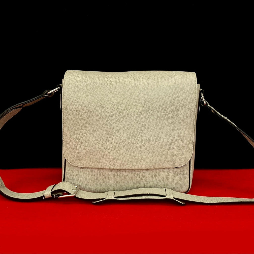 Louis Vuitton Roman PM Taiga Leather Shoulder Bag