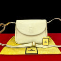 Fendi FF Logo Epi Leather Shoulder Bag