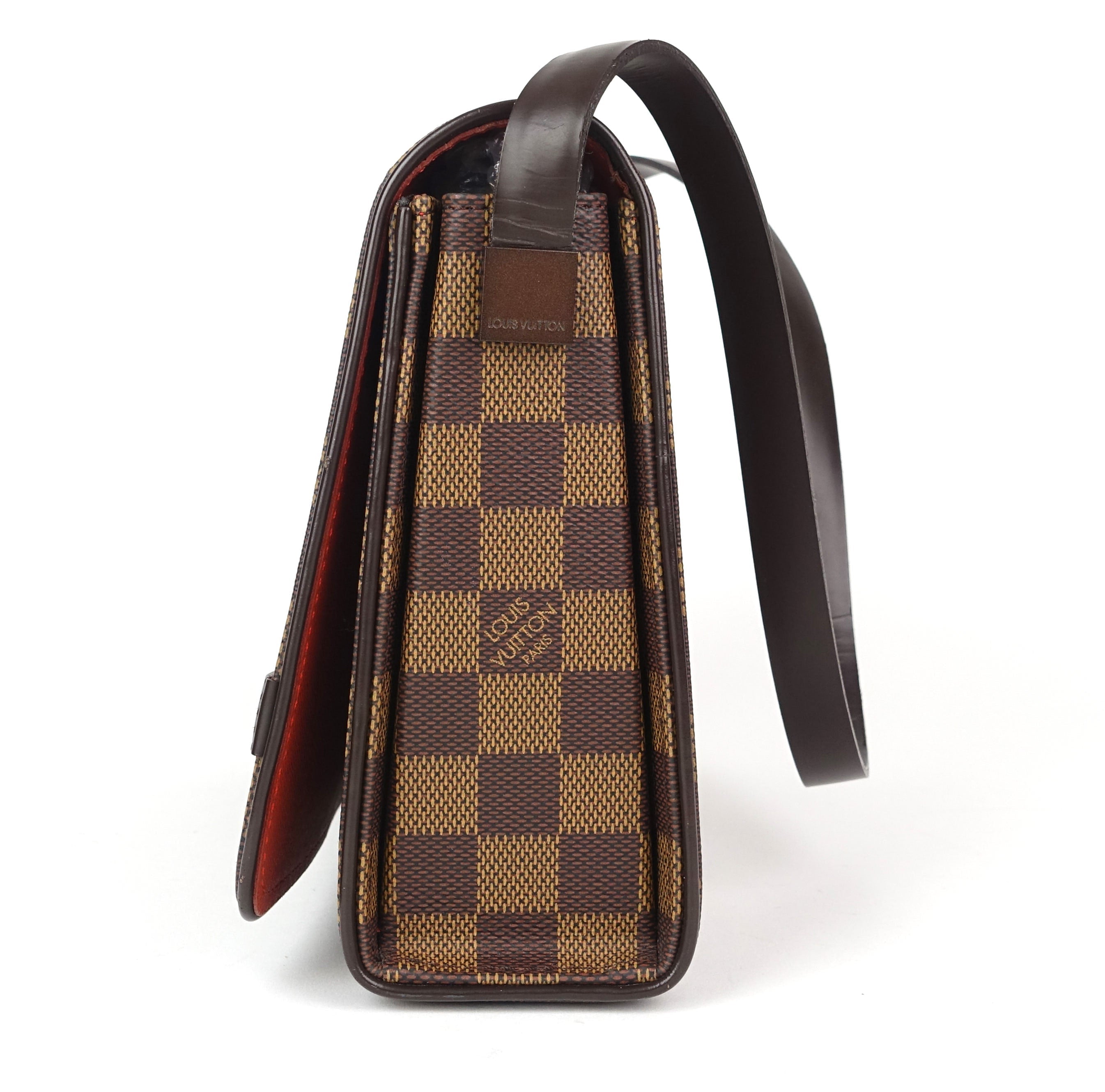 Louis Vuitto Tribeca Carre Damier Ebene Canvas Shoulder Bag