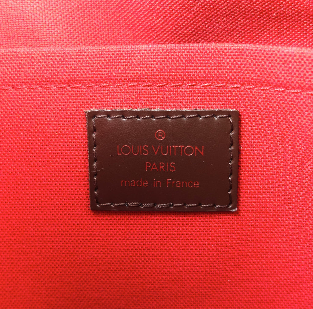 Louis Vuitto Thames GM Damier Ebene Canvas Shoulder Bag
