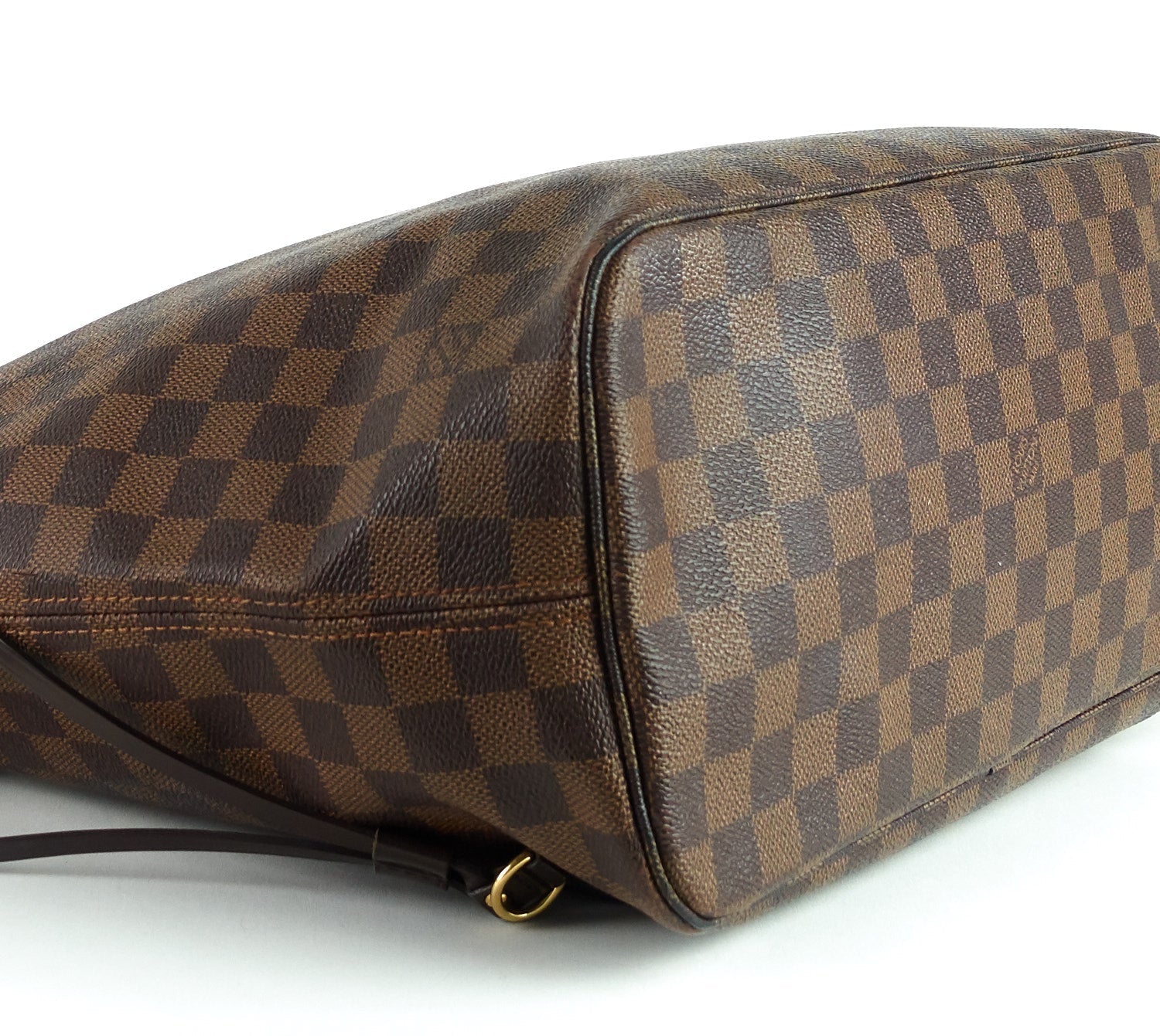 Louis Vuitto Neverfull MM Damier Ebène Canvas Tote Bag