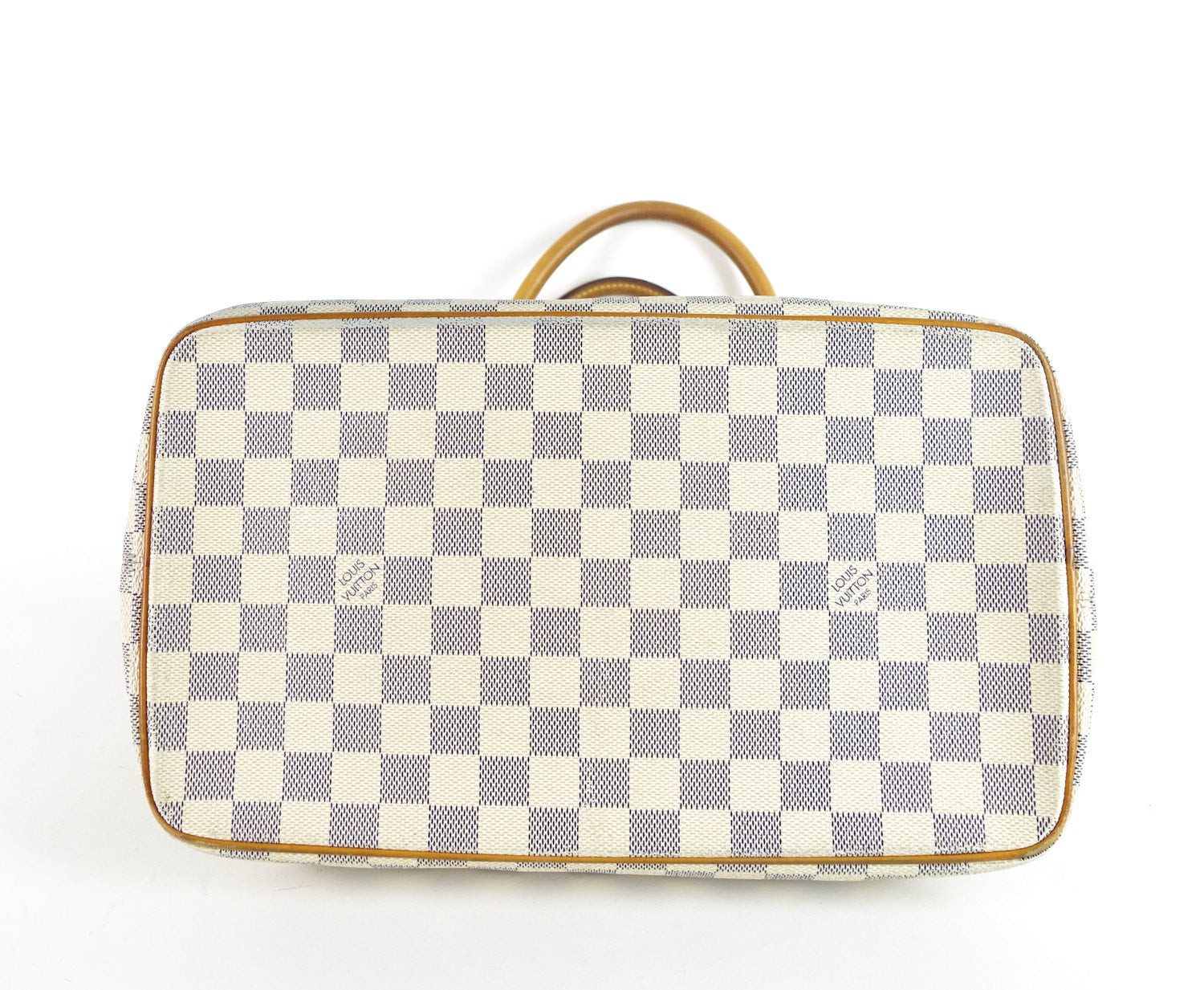 Louis Vuitto Saleya MM Damier Azur Canvas Tote Bag