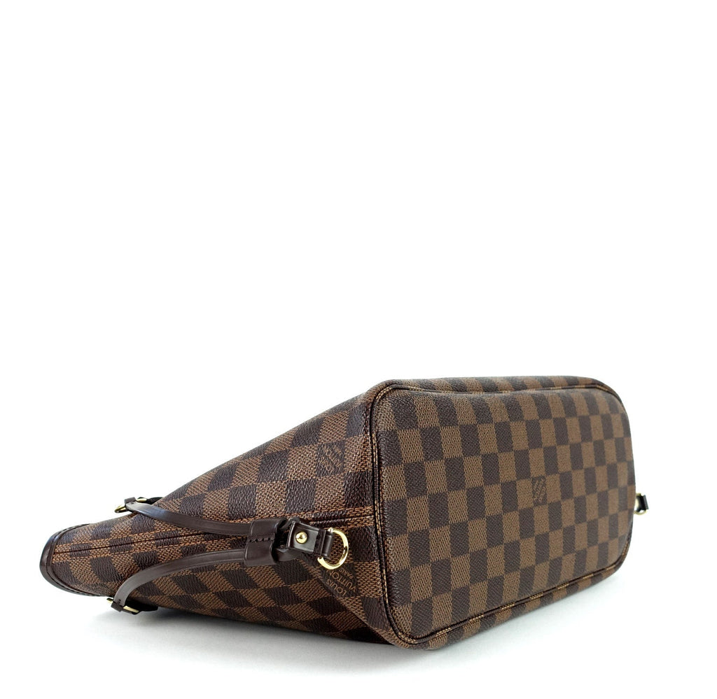 Louis Vuitto Neverfull PM Damier Ebène Canvas Shoulder Bag