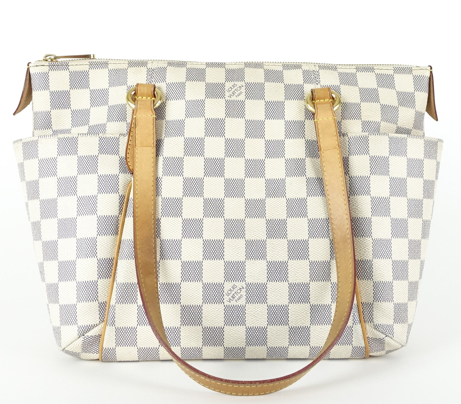 Louis Vuitto Totally PM Damier Azur Canvas Shoulder Bag