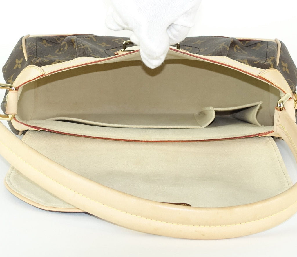 Louis Vuitto Beverly MM Monogram Canvas Shoulder Bag