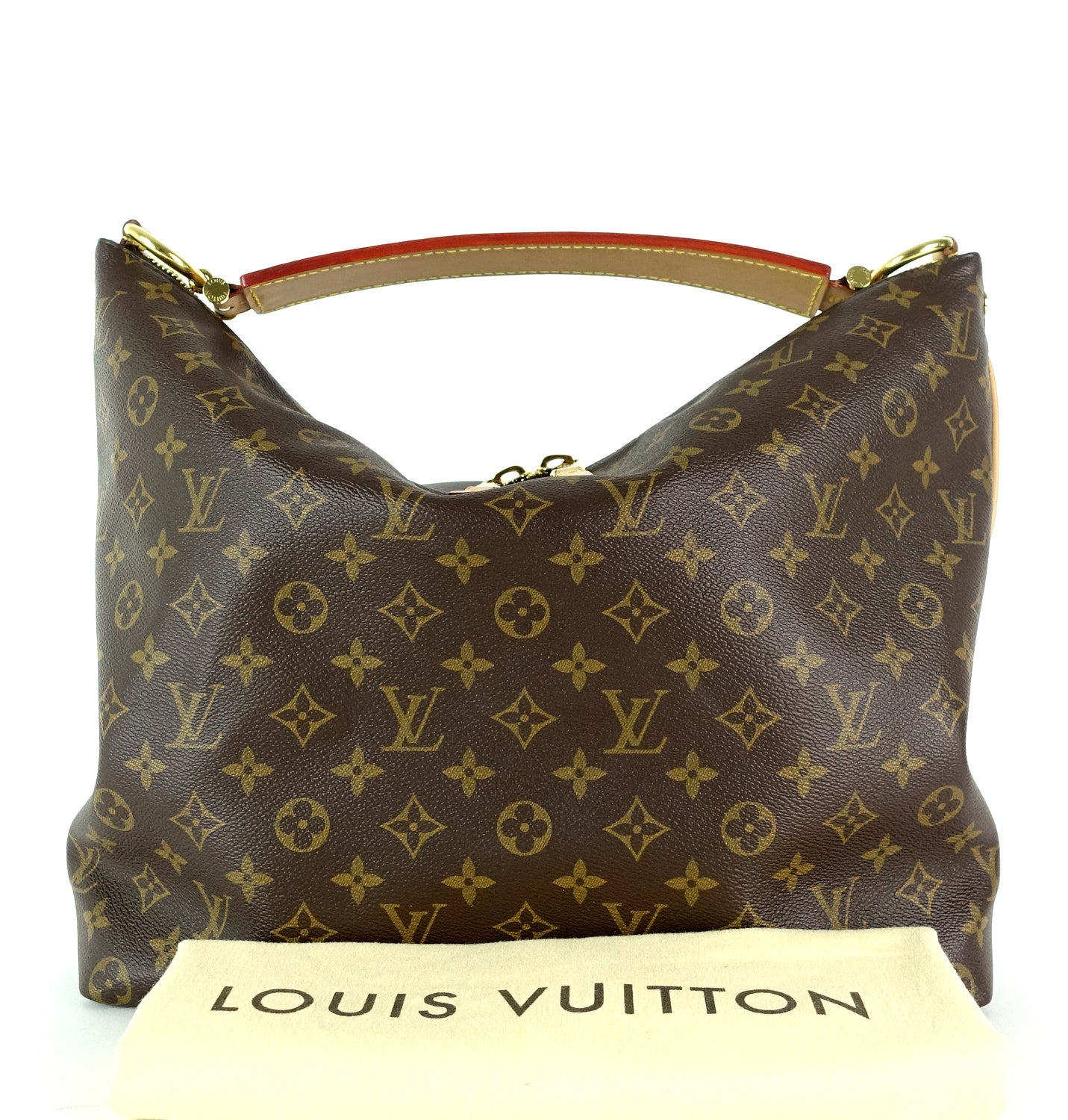Louis Vuitto Sully MM Monogram Canvas Shoulder Bag