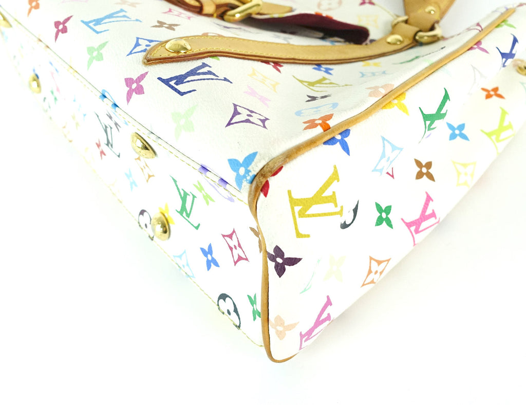 Louis Vuitto Aurelia MM Multicolore Monogram Canvas Tote Bag