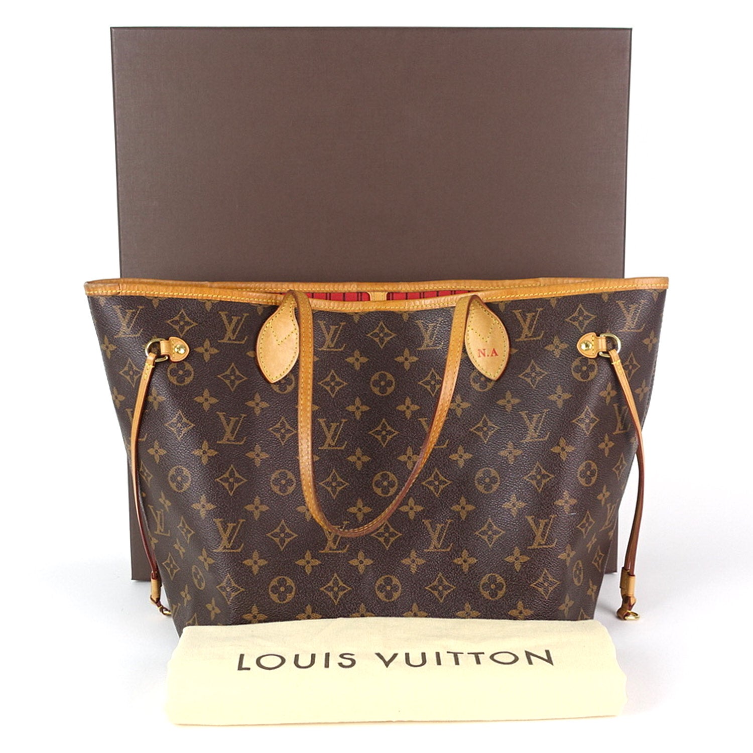 Louis Vuitto Neverfull MM Monogram Canvas Tote Bag
