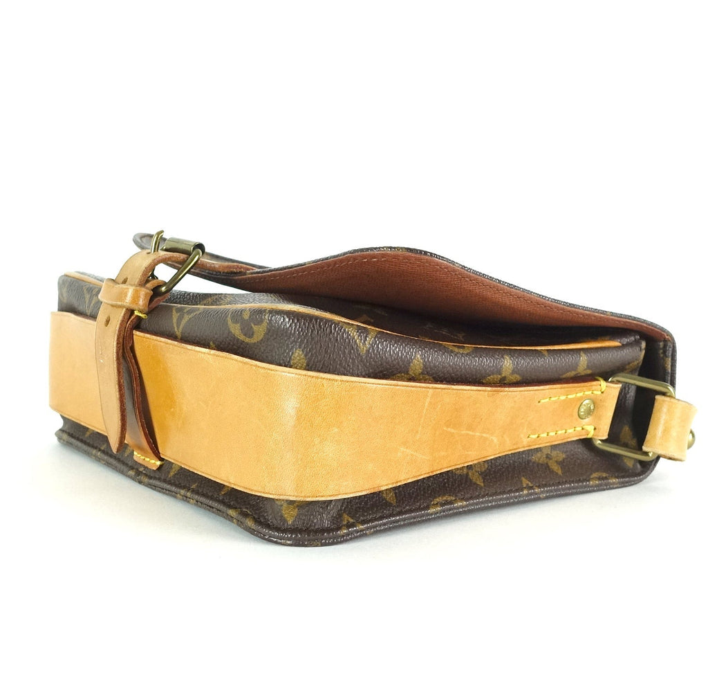 Louis Vuitto Cartouchiere MM Monogram Canvas Shoulder Bag
