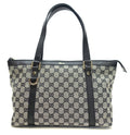 Gucci Abbey Monogram Canvas Zip Tote Bag