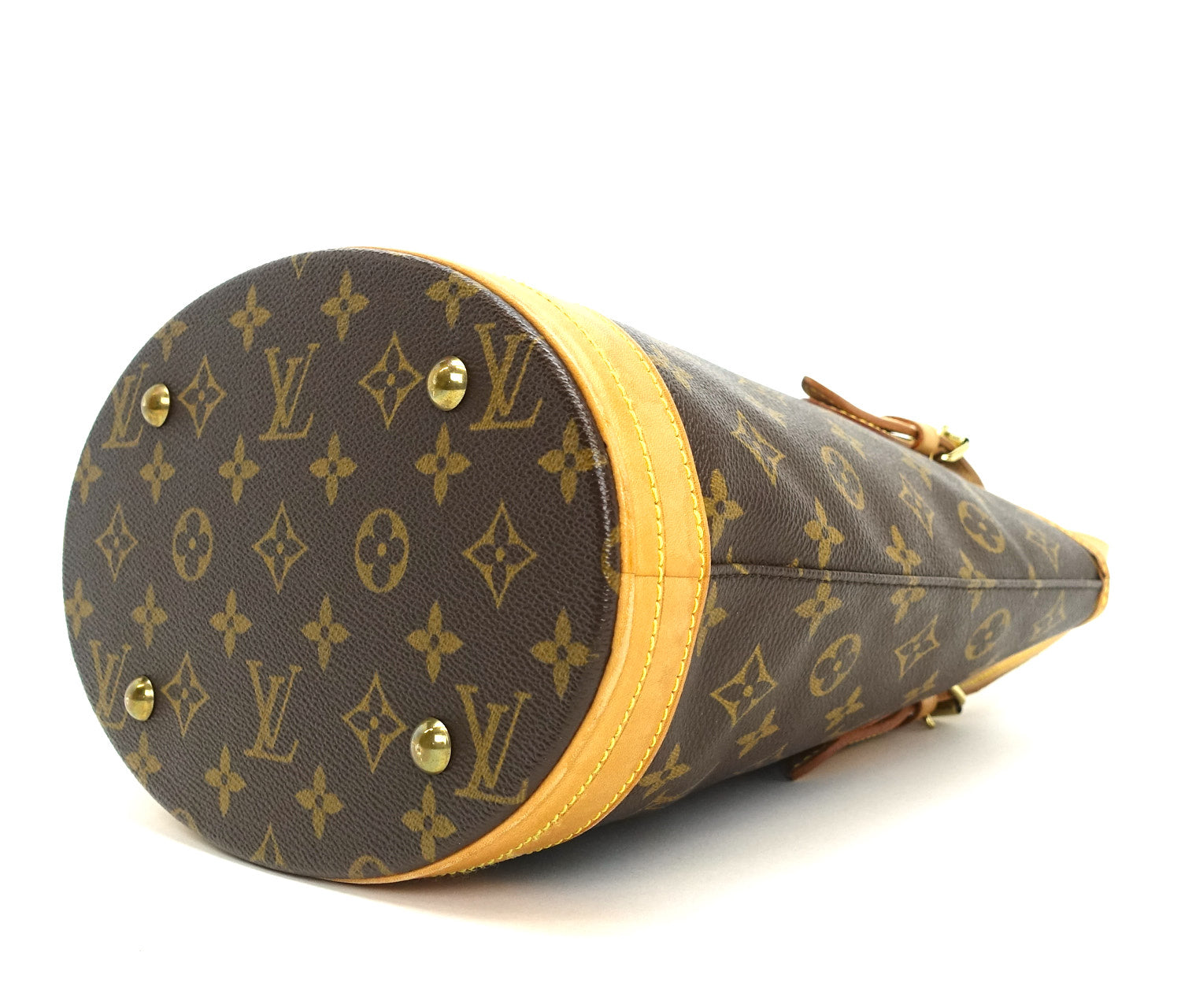 Louis Vuitto Petit Bucket Monogram Canvas Tote Bag