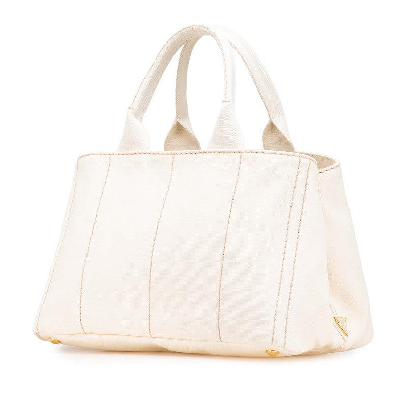 Prada Canapa Canvas Tote Bag
