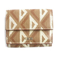 Dior Homme Leather Tri-fold Wallet Brown
