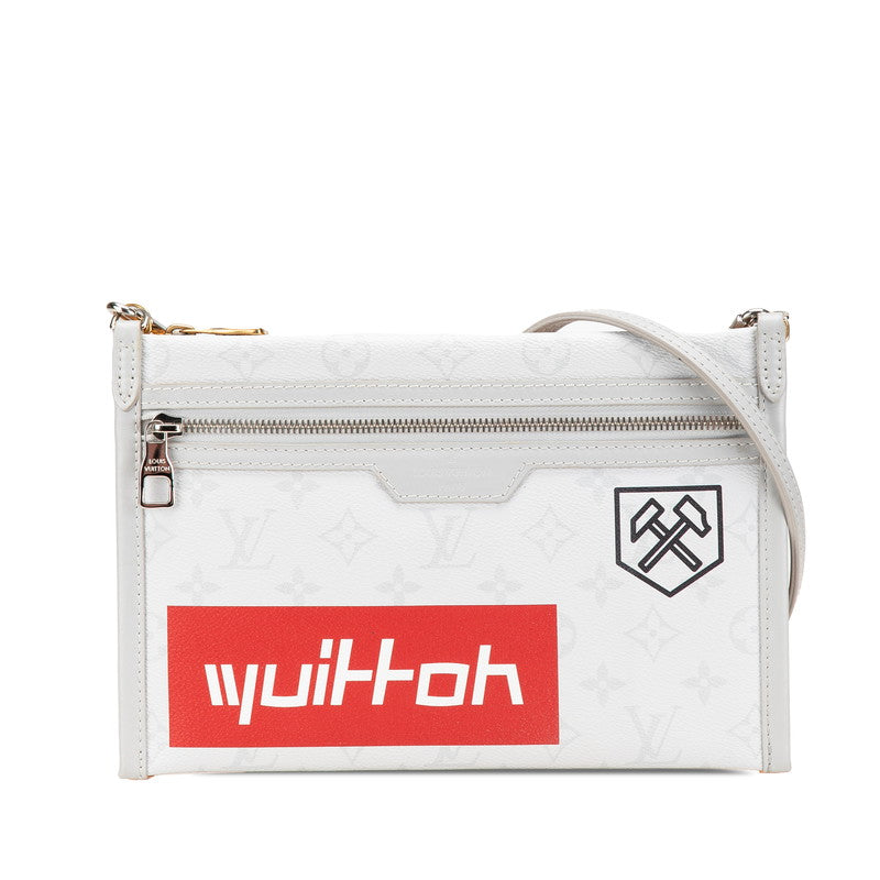 Louis Vuitton Flat Messenger Monogram Shoulder Bag