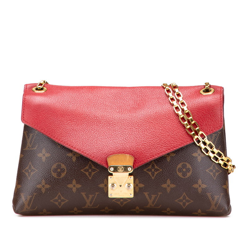 Louis Vuitton Pallas Chain Monogram Shoulder Bag