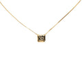 Dior CD Logo Square Necklace
