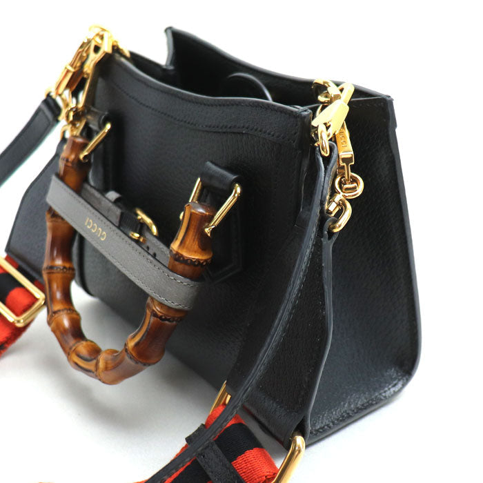 Gucci Diana Leather 2way Tote Bag