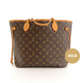 Louis Vuitto Neverfull MM Shoulder Bag