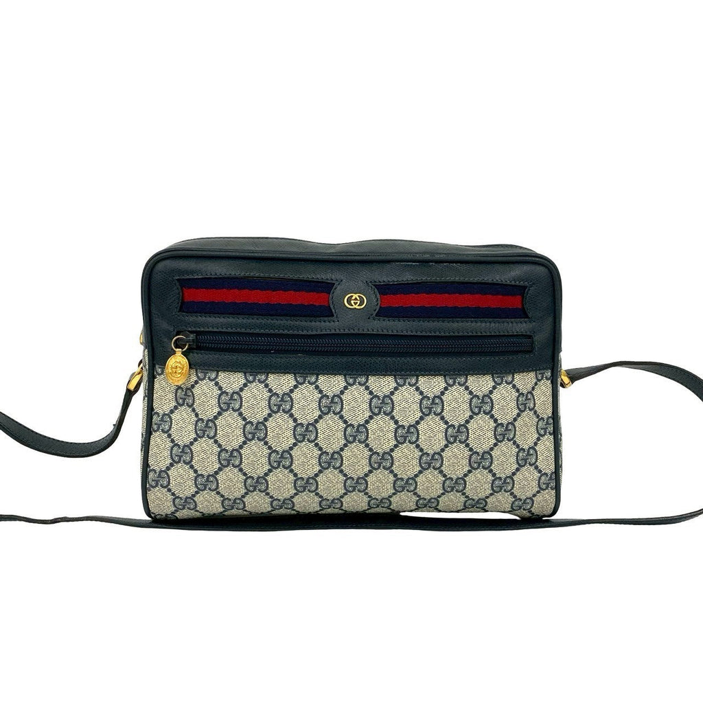 Gucci GG Logo PVC Leather Shoulder Bag
