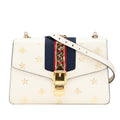 Gucci Sylvie Bee & Star Leather Shoulder Bag