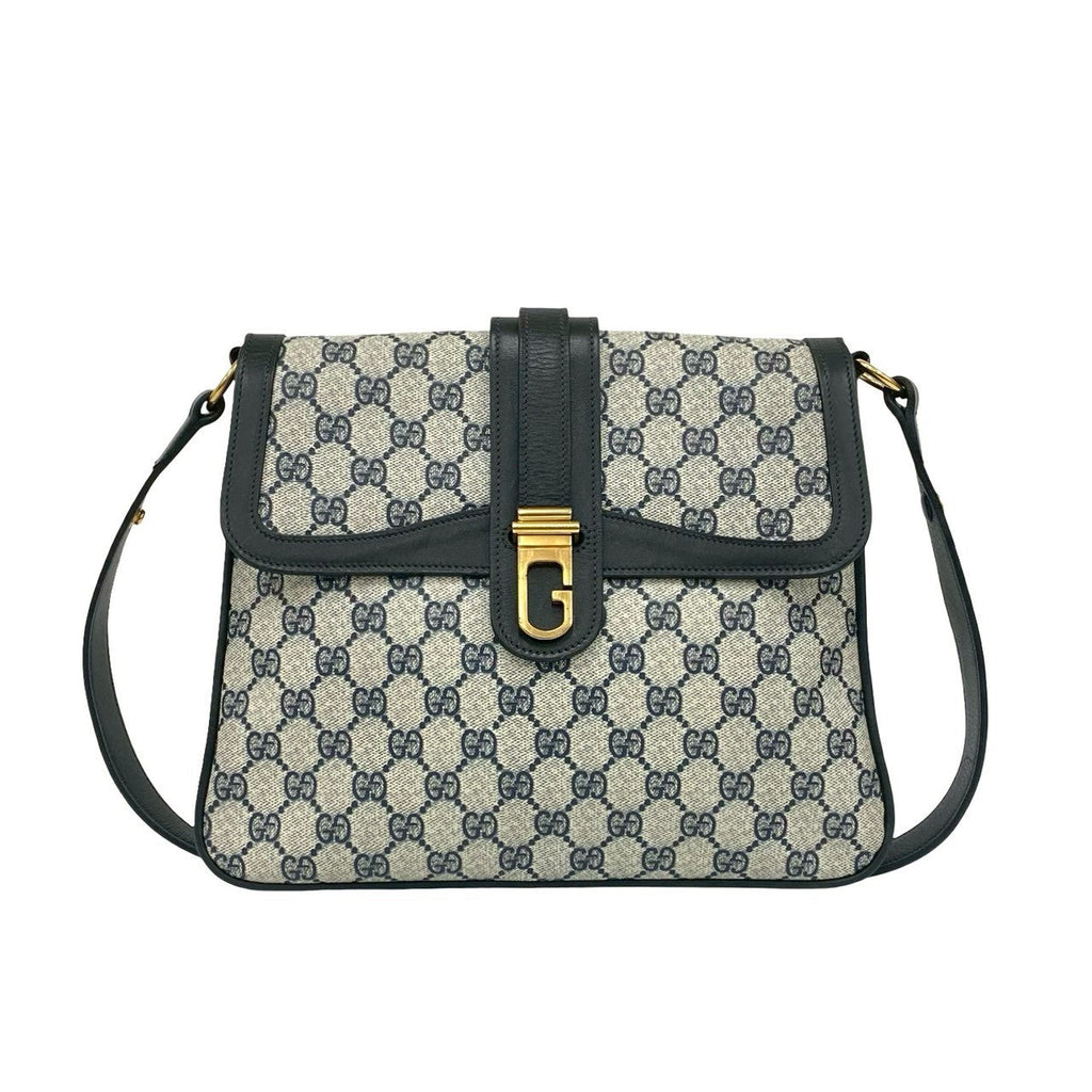 Gucci GG Logo Leather Shoulder Bag