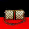 Gucci GG Logo PVC Leather Shoulder Bag